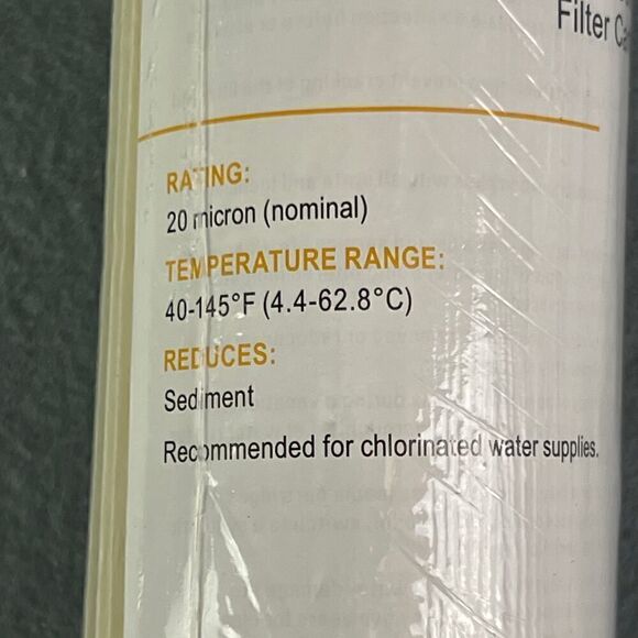 PENTEK Water Filter 10x2.5 S1 Sediment 20 Micron New Pentair Cellulose USFilter - Picture 4 of 8